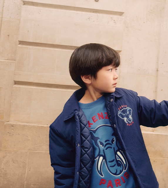 herfst-wintercollectie kinderkleding Kenzo Kids meisje jongen