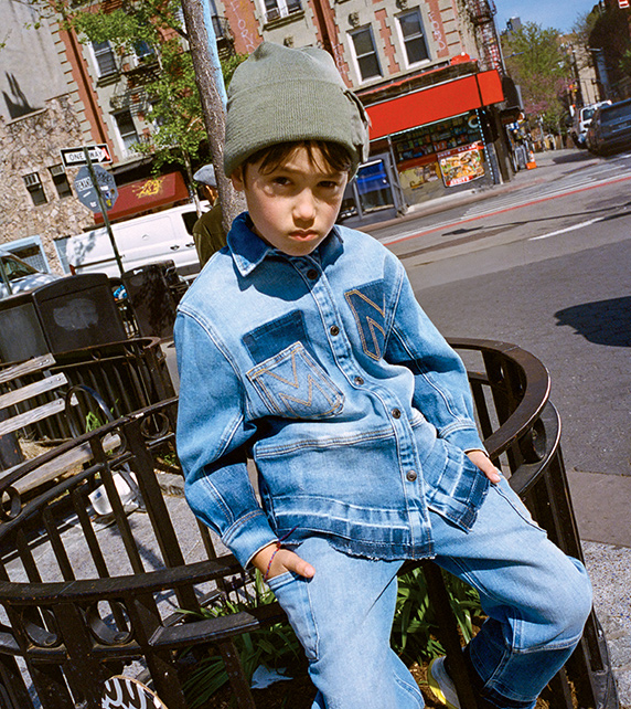 Denim Shirt Marc Jacobs Autumn-Winter 2024 Collection for Boys