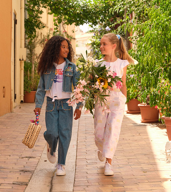 Frühlings-Sommer-Look für Kinder Mädchen der Marke Sonia Rykiel