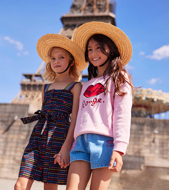 Sonia Rykiel vestido jersey sombreros para niñas 