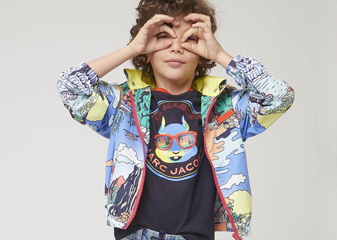 The marc jacobs luxury print jacket for boys