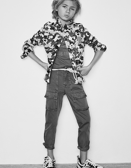 camouflage shirt of the brand Zadig&Voltaire for boys