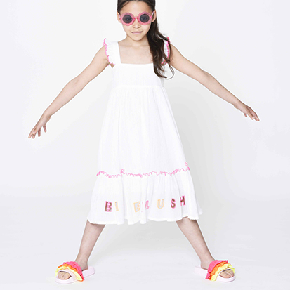Robe blanche de la marque Billieblush pour enfant fille