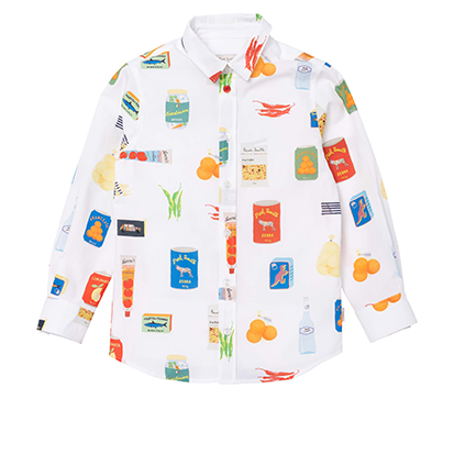 chemise à motifs zèbres de la marque Paul Smith Junior pour enfant garçon