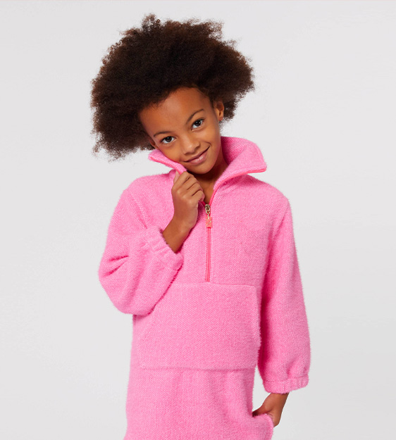 billieblush pull robe rose pour fille soldes kids around