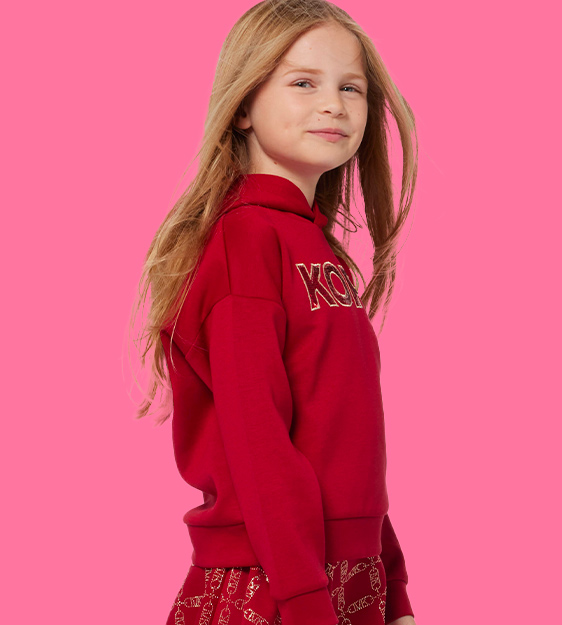 michael kors pull rouge pour fille soldes kids around