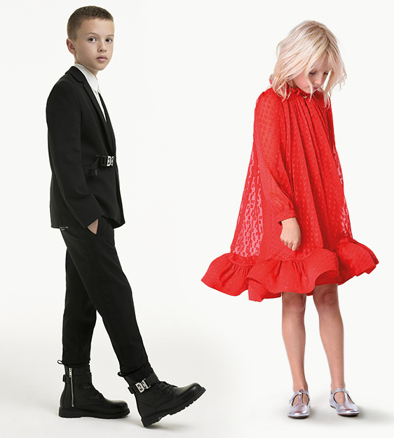 les tenues de noël, vêtement de luxe pour enfant