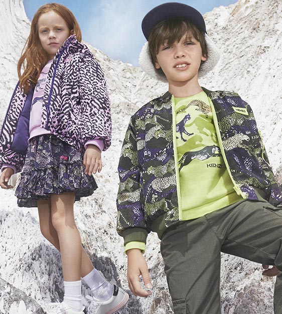 Abbigliamento di marca Kenzo Kids per ragazzi e ragazze