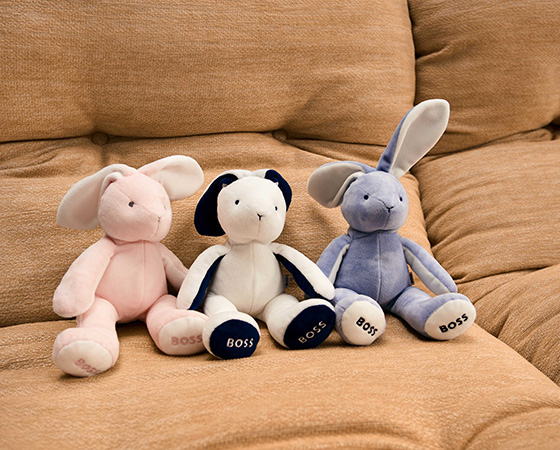 baby gift, bunny soft toy from HUGO BOSS