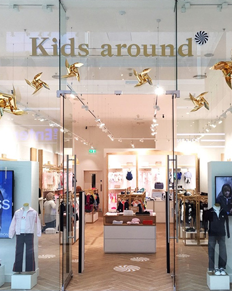 Kids around shop, premium children's clothing