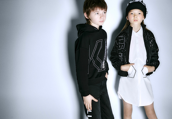 short et sweatshirt pour enfant de la marque Karl Lagerfeld